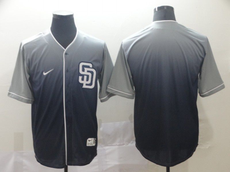 Men San Diego Padres Blank Grey Nike Fade MLB Jersey->youth mlb jersey->Youth Jersey